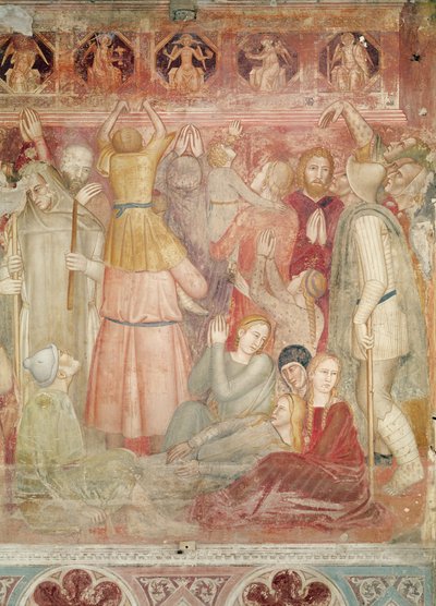 La Predicazione di San Pietro Martire, c.1366-68 da Andrea di Bonaiuto